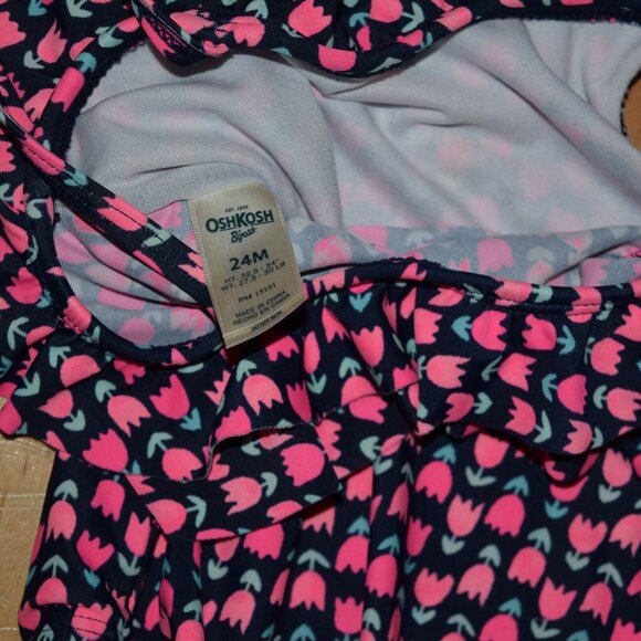 OSH KOSH B'GOSH Baby Girls' Sz 24m Swimsuit - GREAT CONDITION - Picture 2 of 2